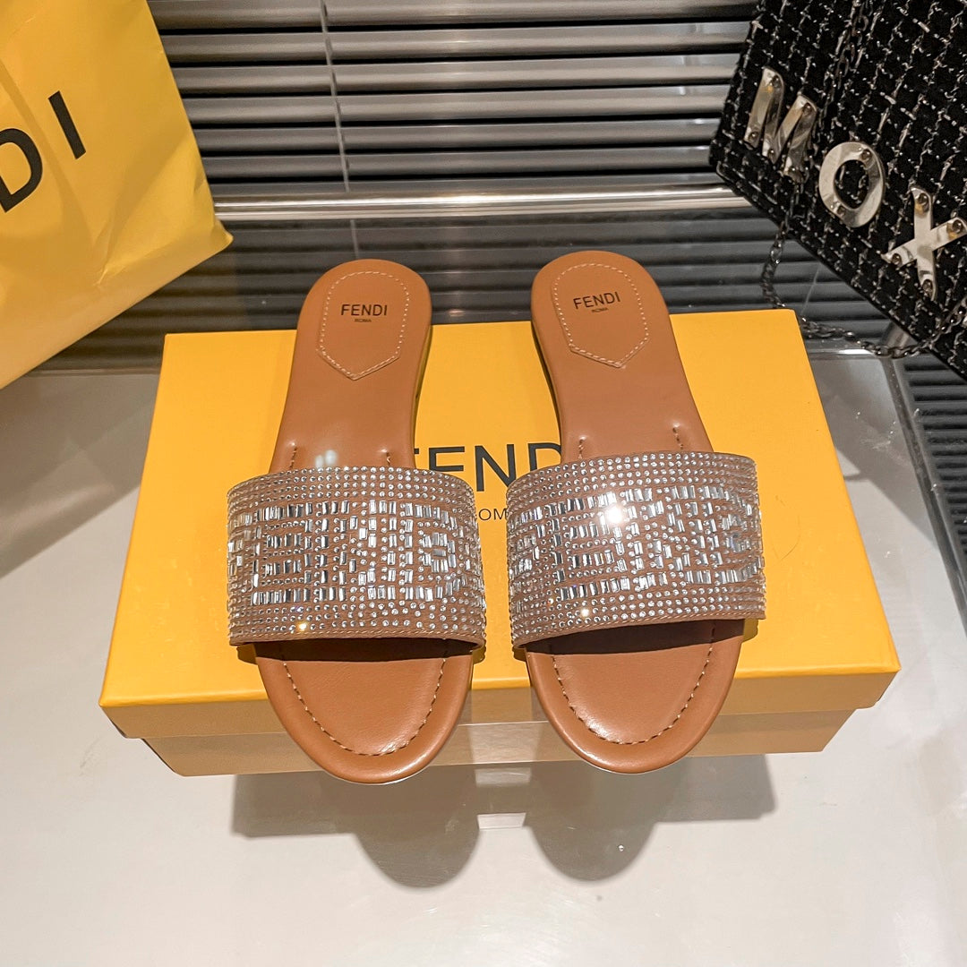 Full Diamond Flat Slippers - Image 9