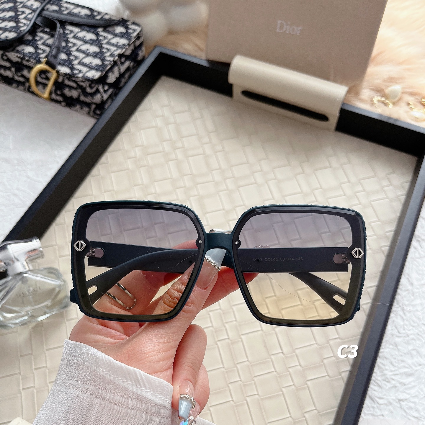 Fashion hot 4 color sunglasses 5903 - Image 7