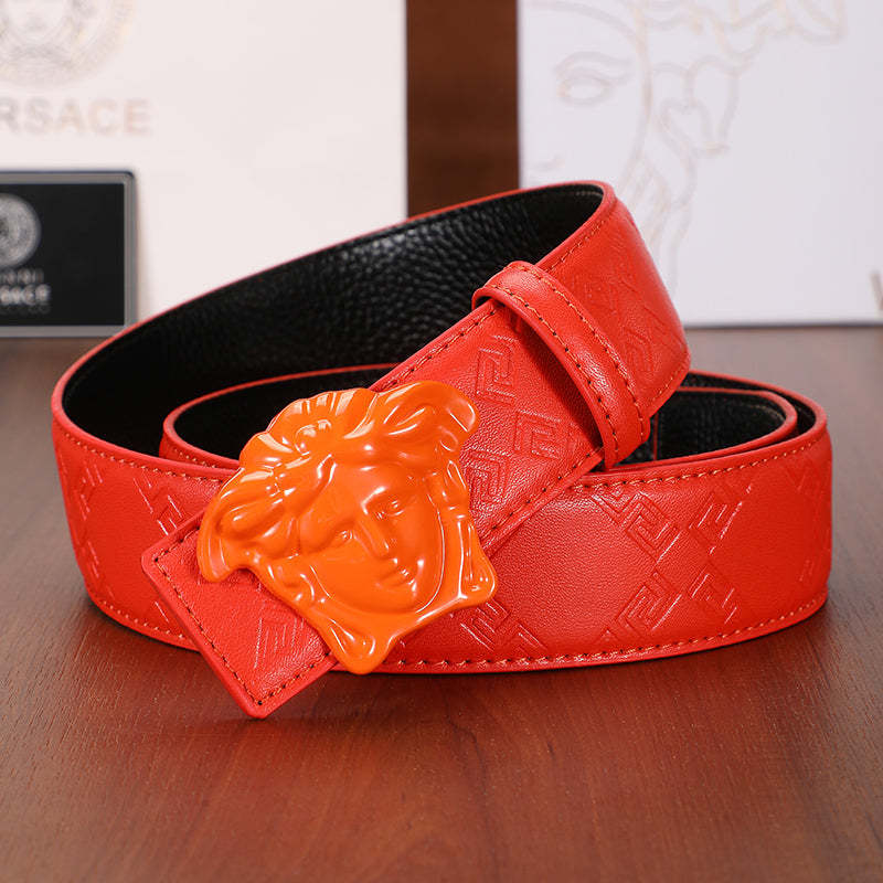 Medusa Leather Belt - Image 8