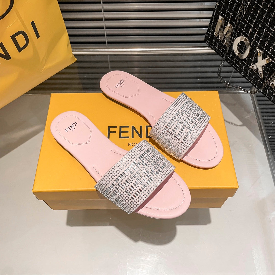Full Diamond Flat Slippers - Image 3