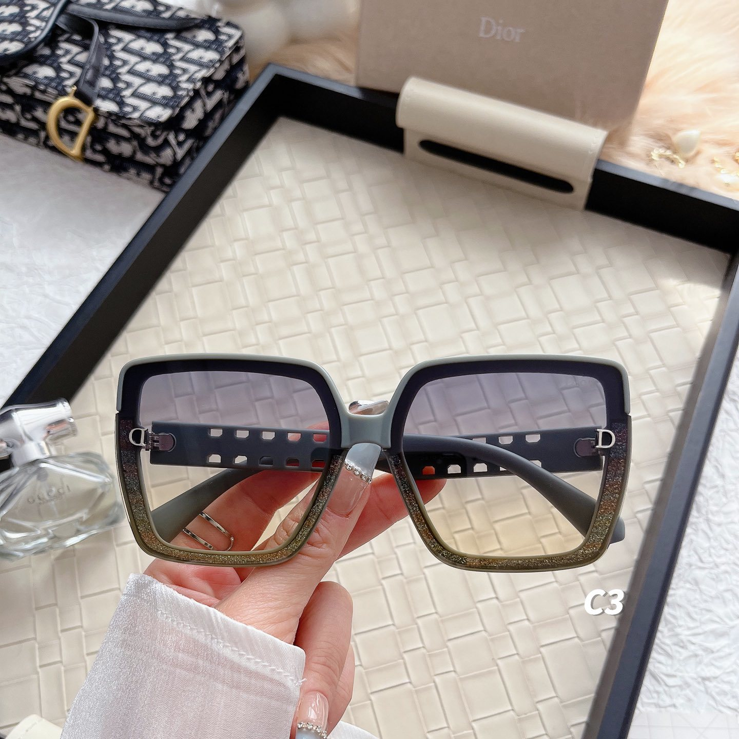 Fashion hot 4 color sunglasses 5910 - Image 8