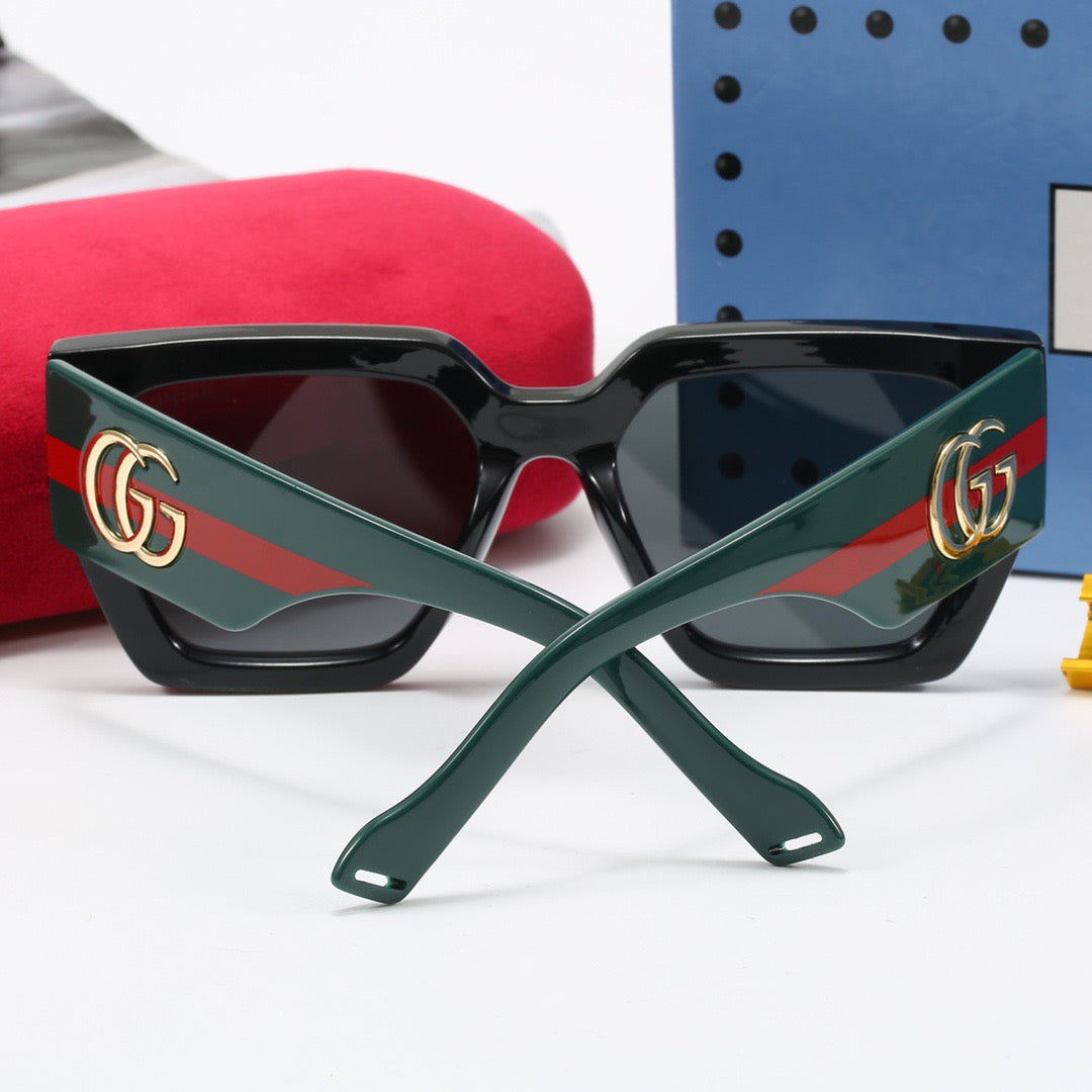 Fashionable wide temple sunglasses 4016 - Image 7