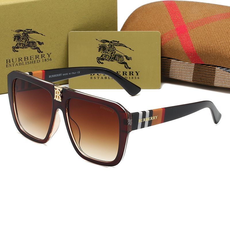 Fashion Unisex Plaid Frame Sunglasses - Image 5