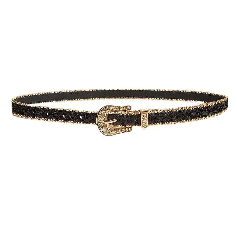 2 Colors retro wild engraved buckle belt - Image 5