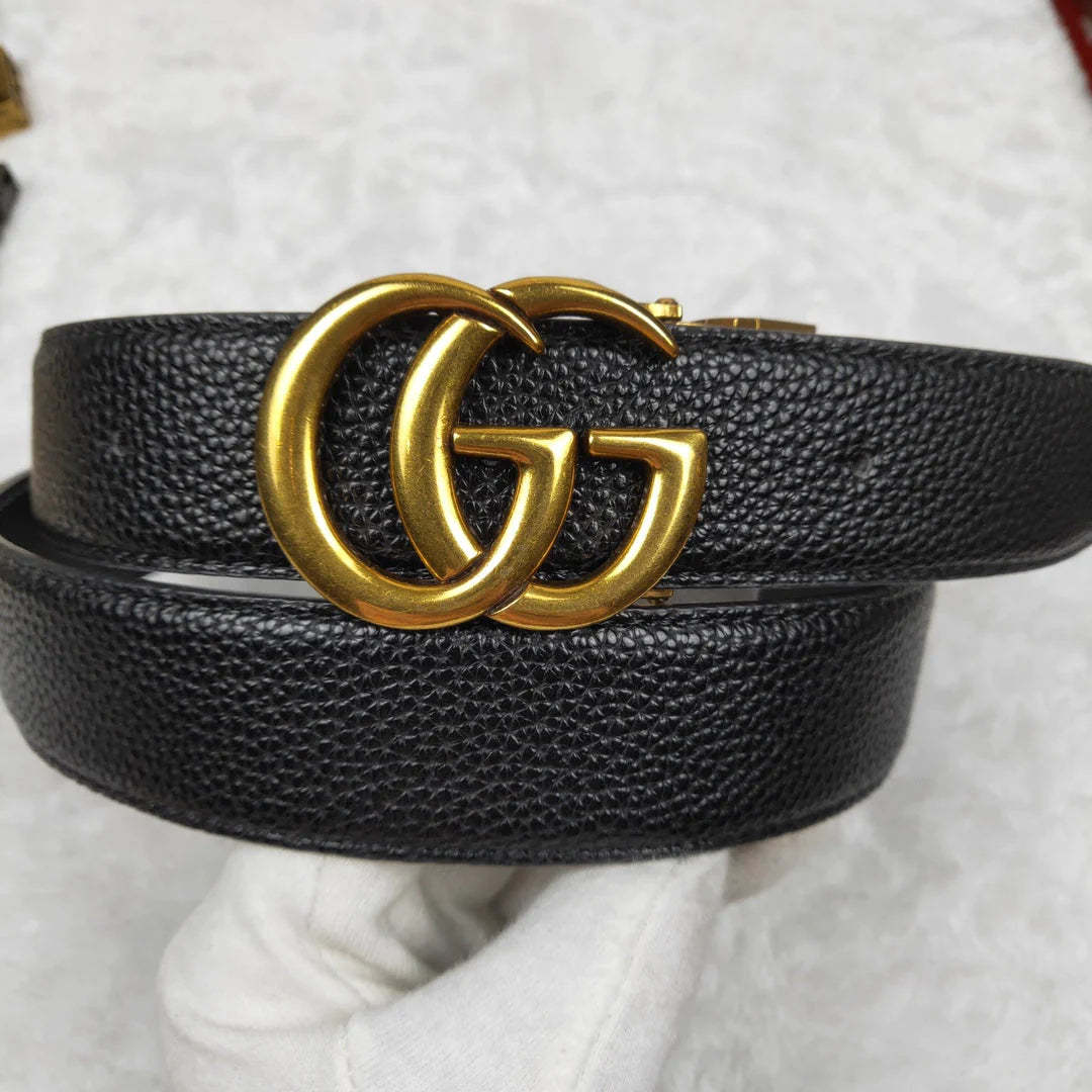 3 Colors Fashion metal buckle leather belt - Image 2