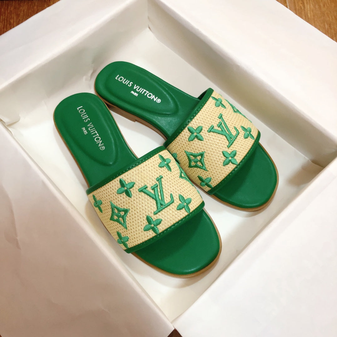 Woven Embroidered Slippers - Image 5