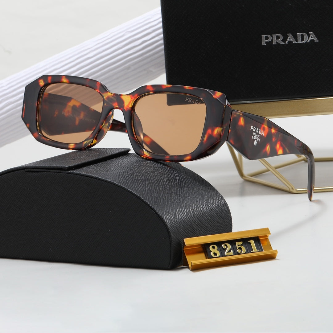 Polygonal Retro Unisex Sunglasses 8251 - Image 3