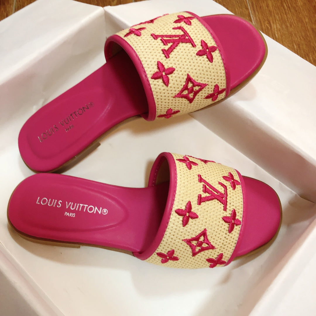 Woven Embroidered Slippers - Image 9