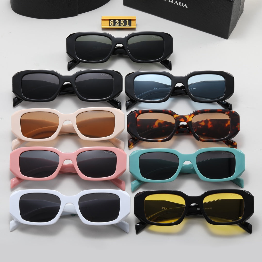Polygonal Retro Unisex Sunglasses 8251 - Image 2