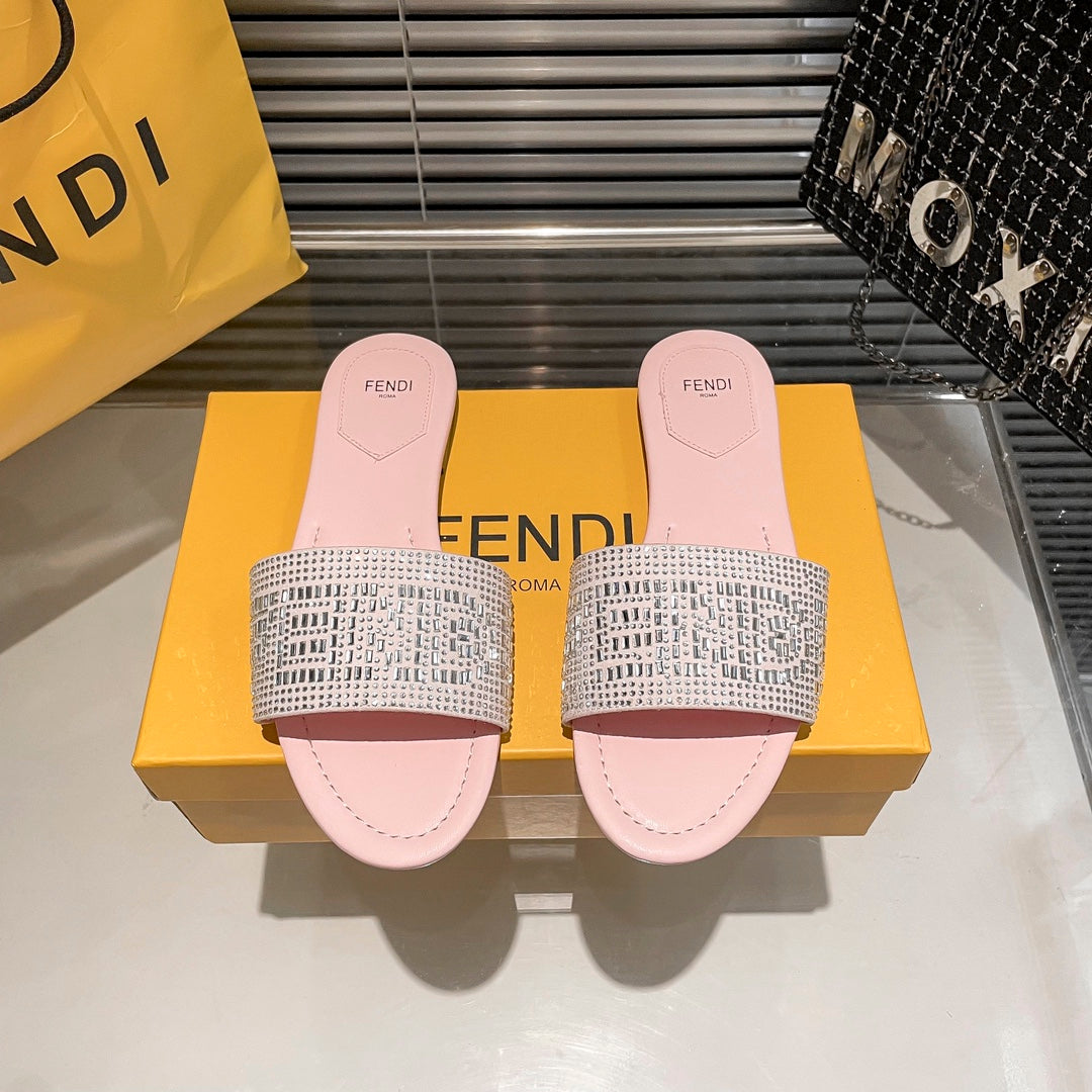 Full Diamond Flat Slippers - Image 2
