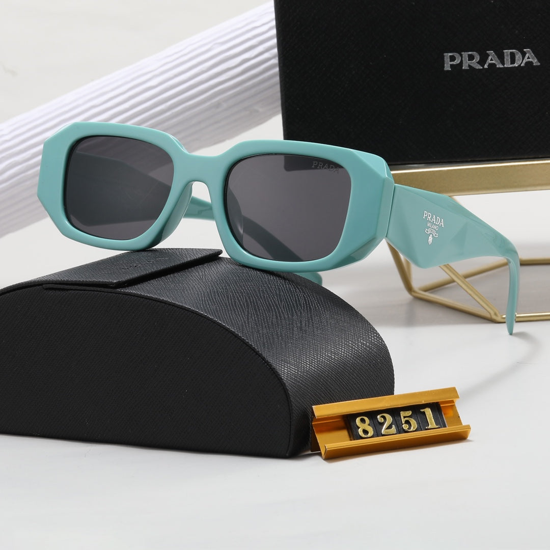 Polygonal Retro Unisex Sunglasses 8251 - Image 4