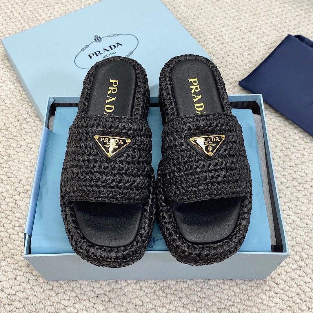 Woven Triangle Logo Slippers - Image 10