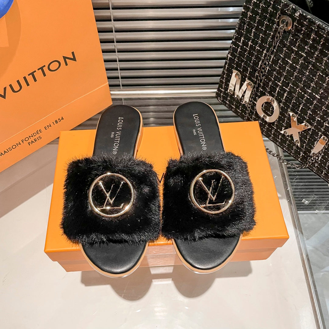 Fur Lock It Sandals - Image 6