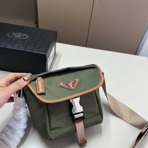 Prada Vintage Messenger Bag Crossbody 16x15cm