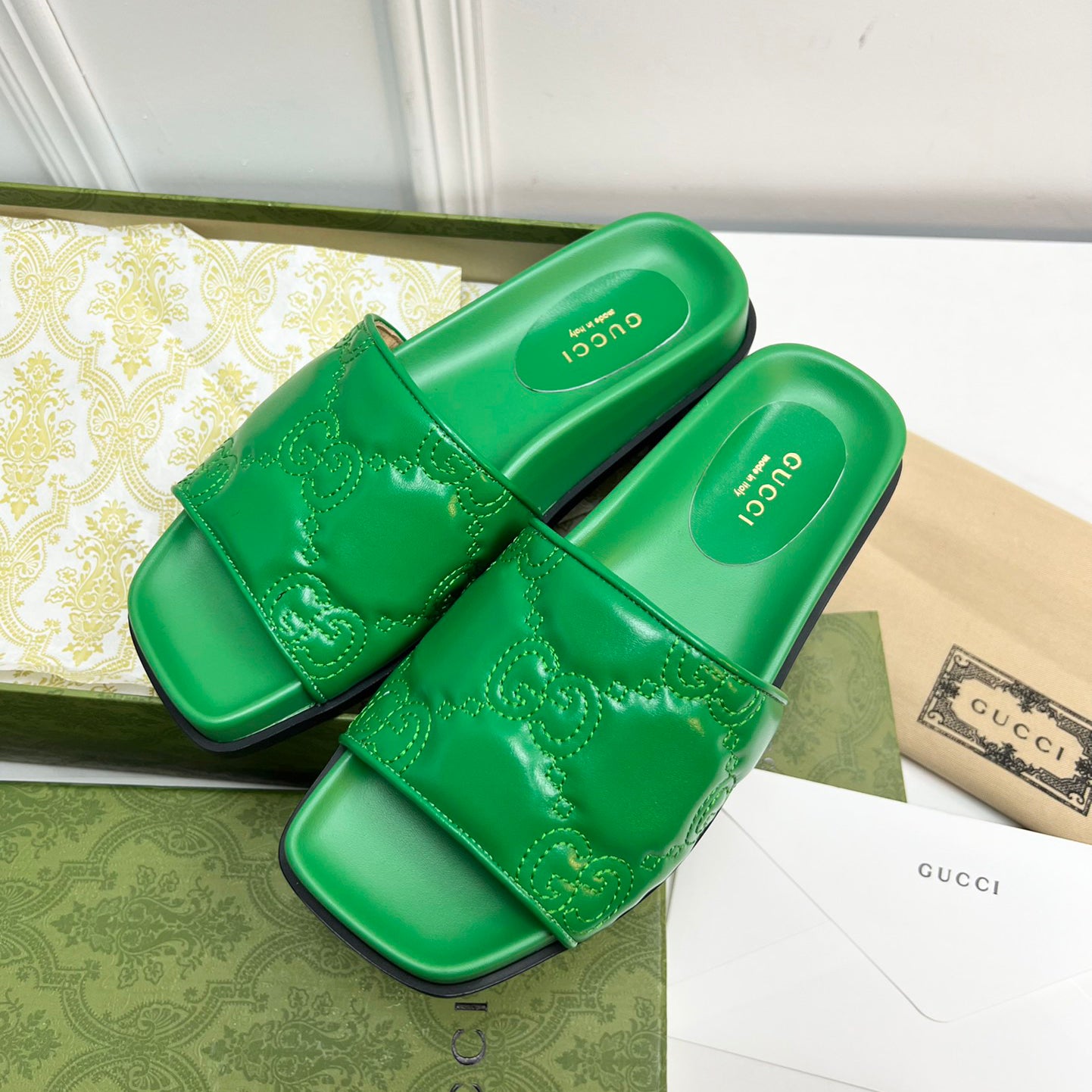 Trendy Embossed Flat Slippers - Image 5