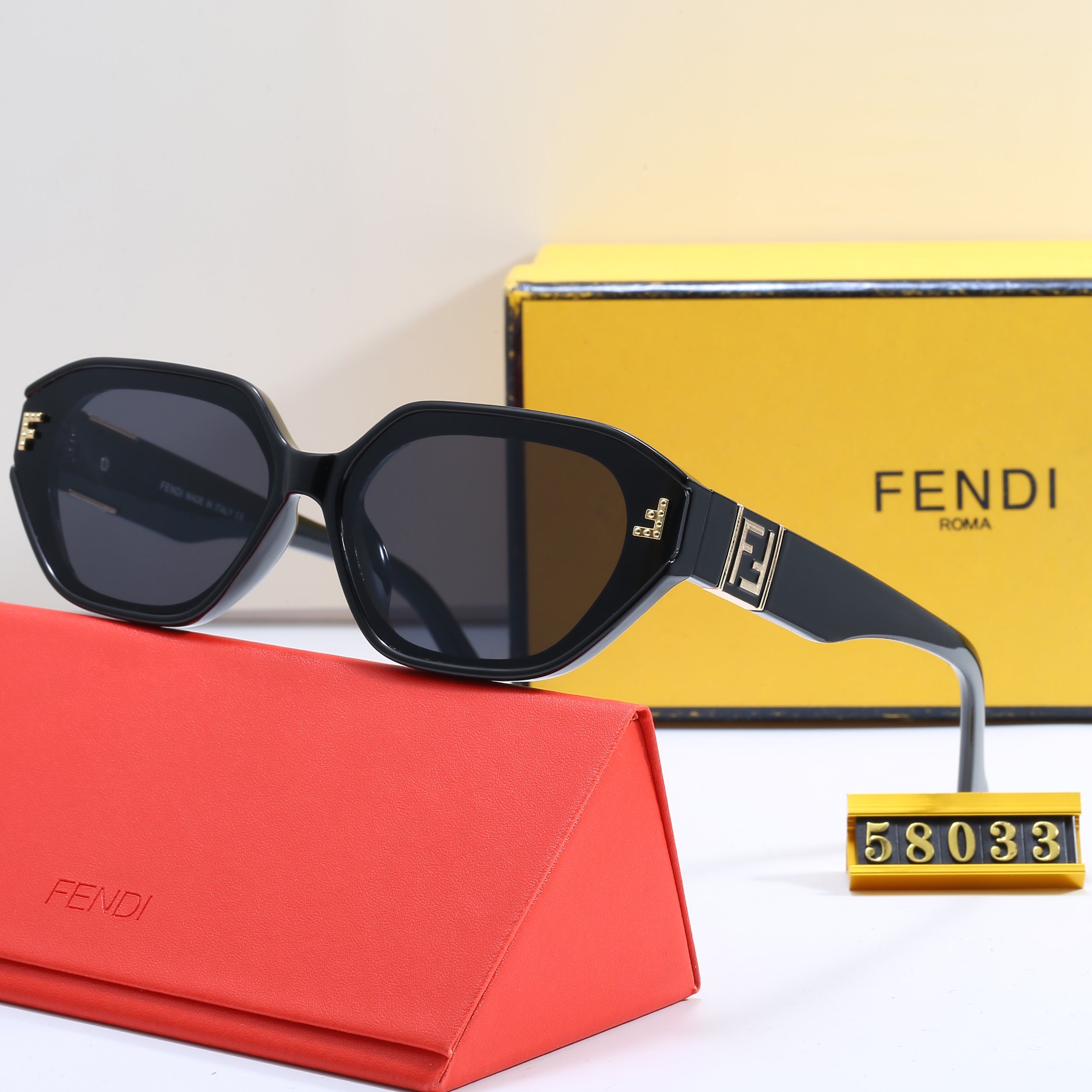 Hexagonal Cat Eye Sunglasses 58033 - Image 3