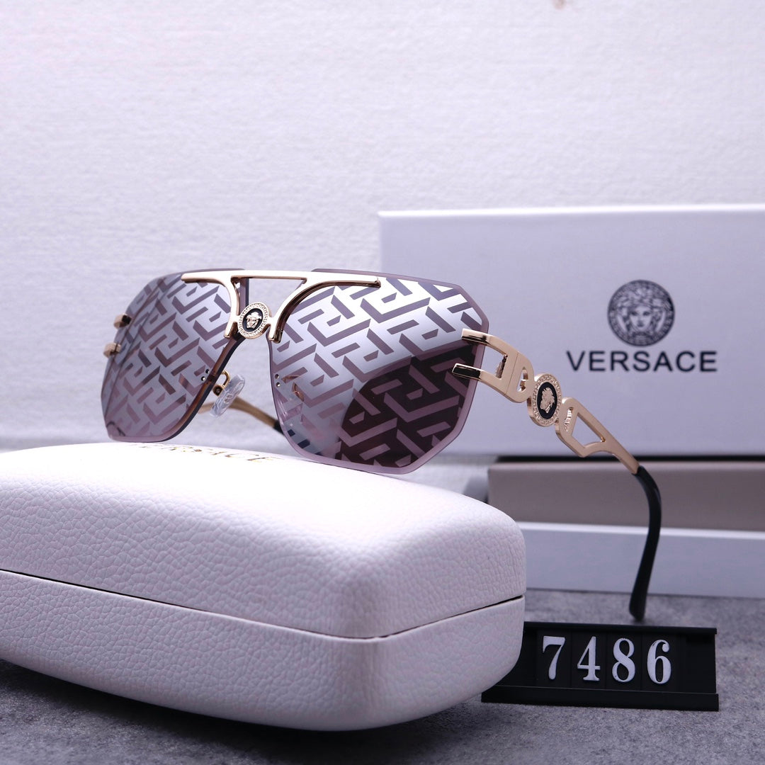 Stylish Medusa Rimless Sunglasses 7486 - Image 6