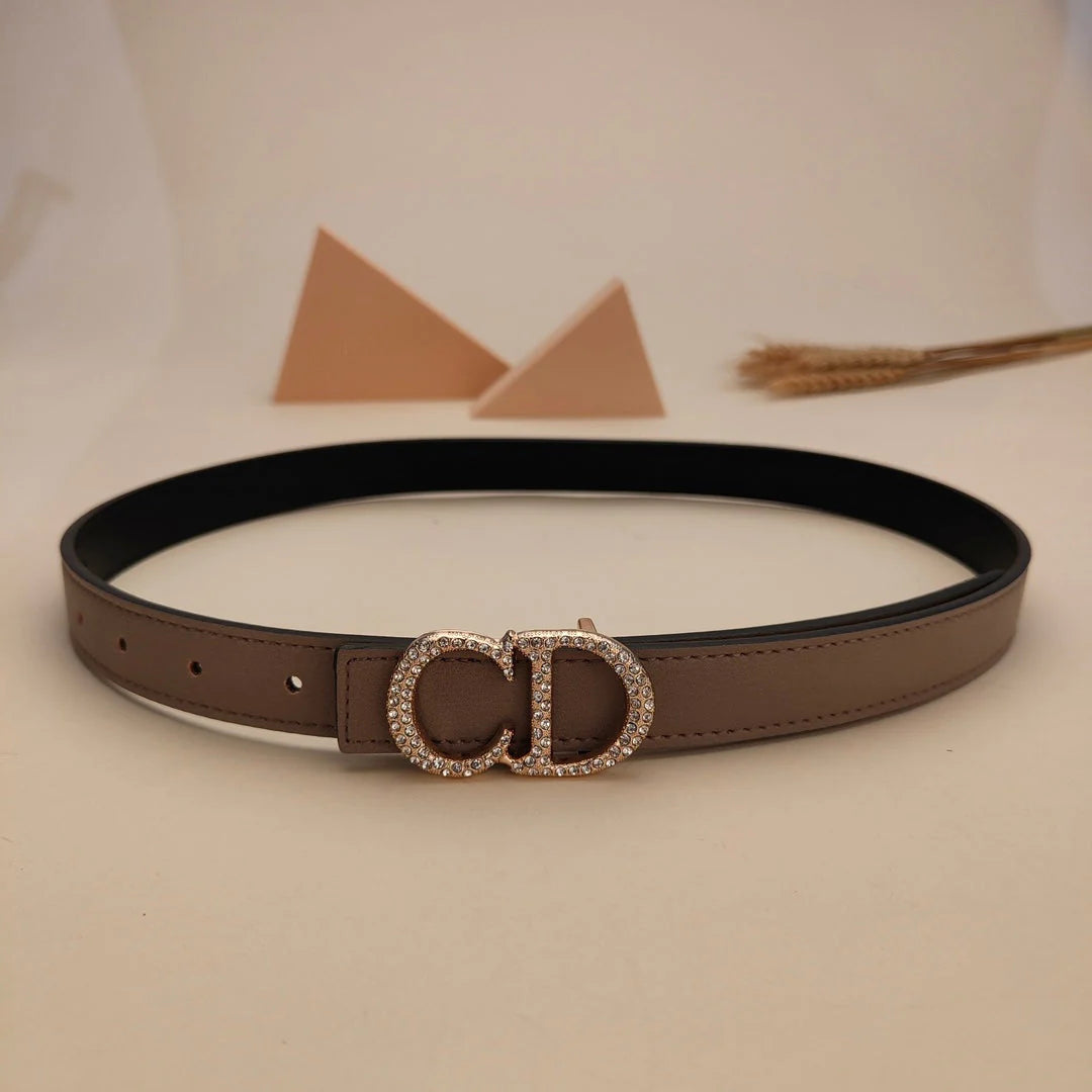 7 Colors Fashion Pearl Alphabet Ladies Leather Belt - Image 13