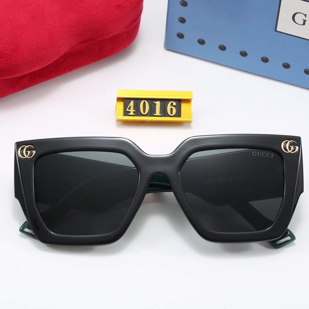Fashionable wide temple sunglasses 4016 - Image 6