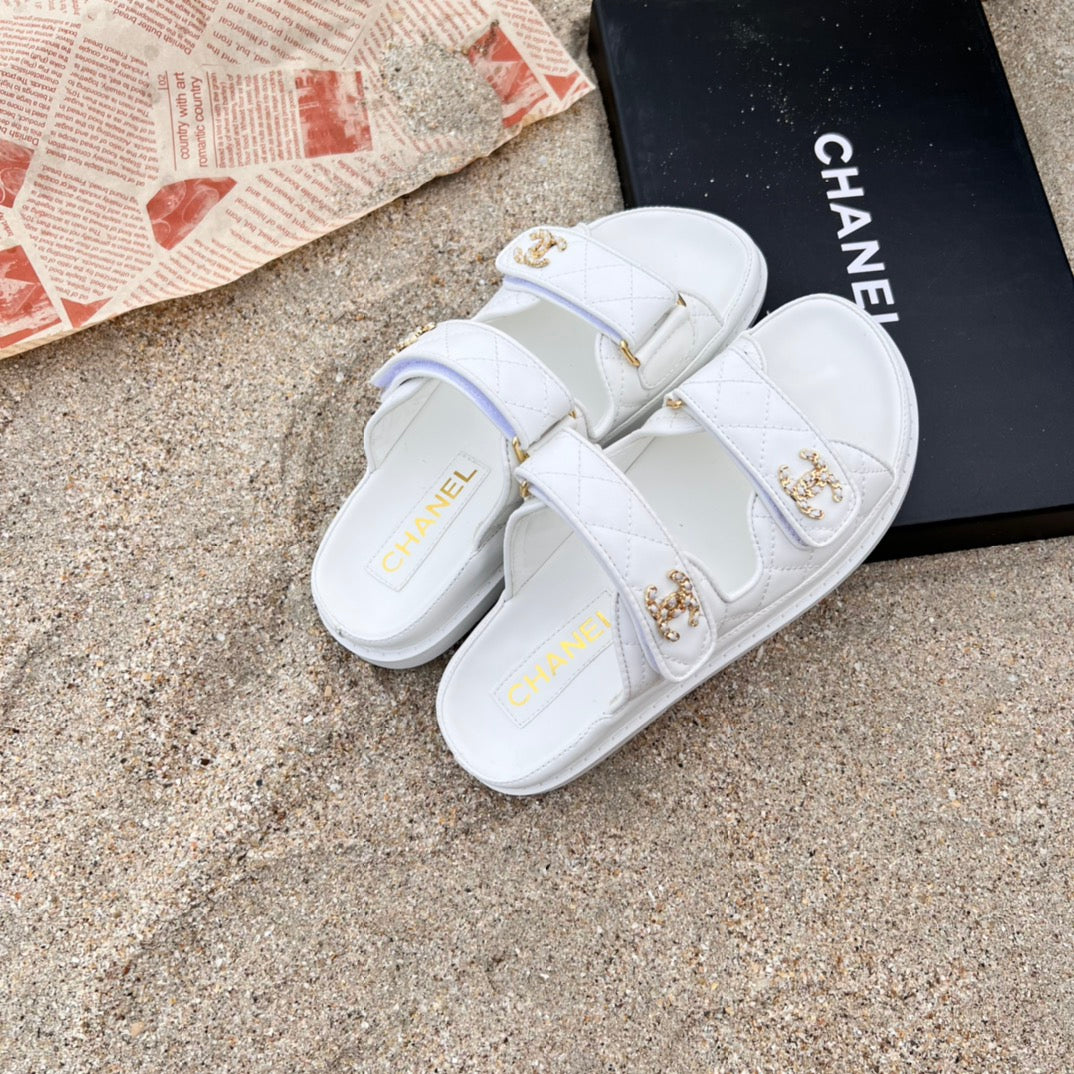 6 Colors Velcro Flat Sandals - Image 3