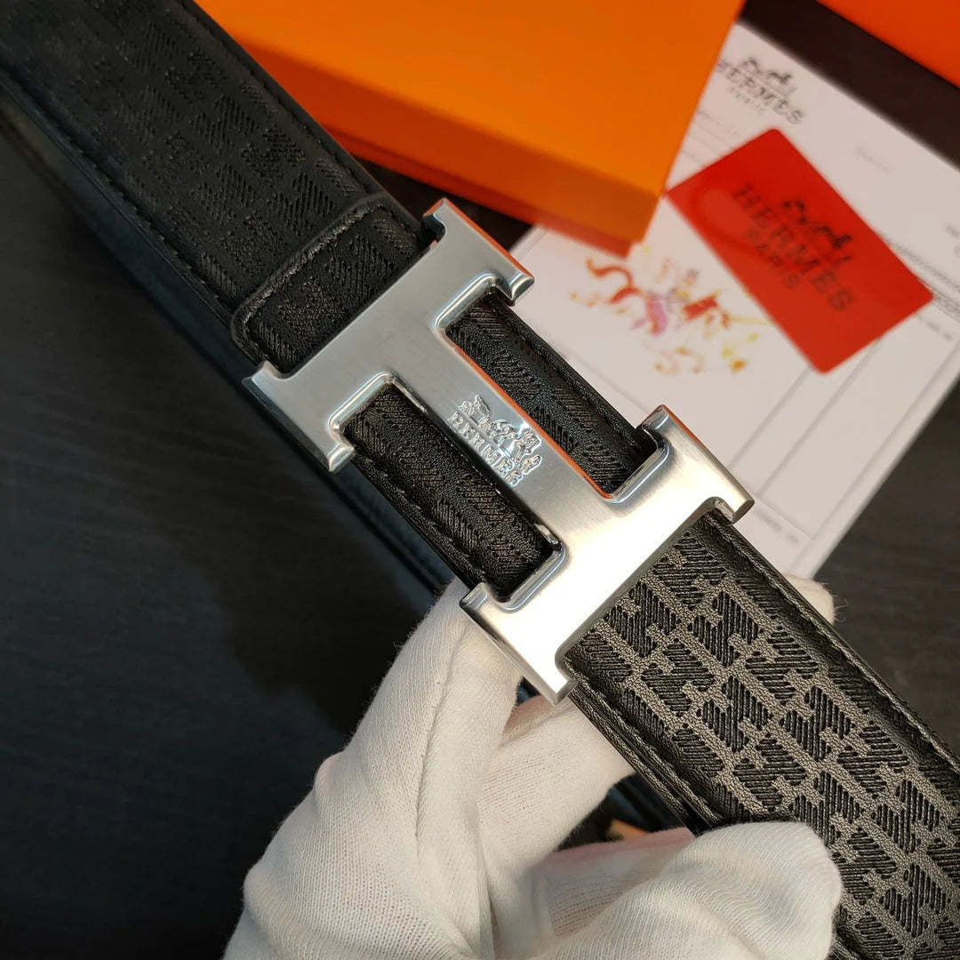 2 Colors printed leather belt - Image 4