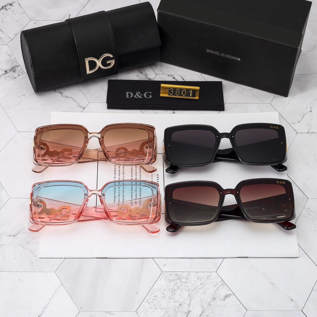 Woman's Thick Frame Fashion Sunglasses 3801 - Image 2