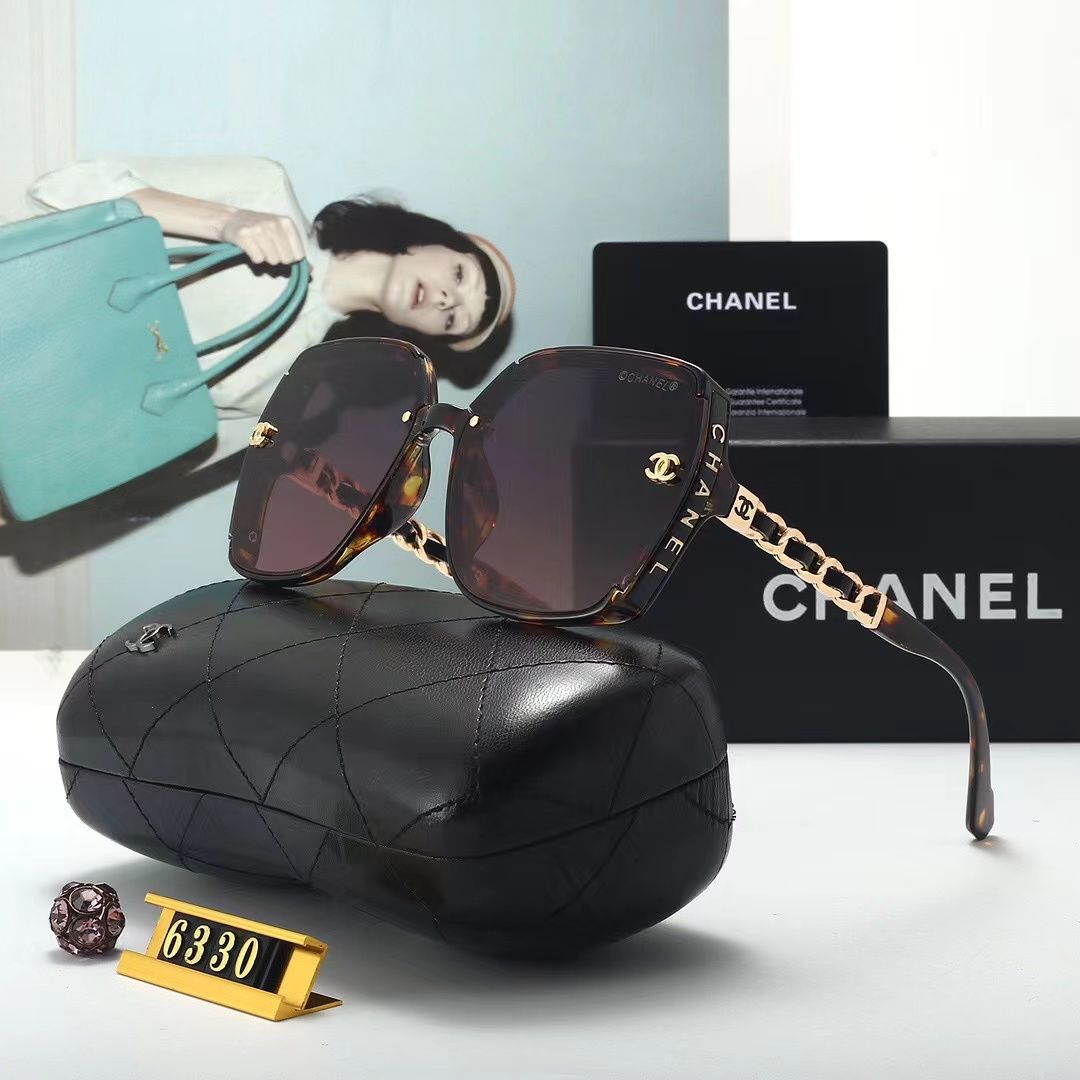 Women's Fashion Full Frame Letter Sunglasses 6330 - Image 4