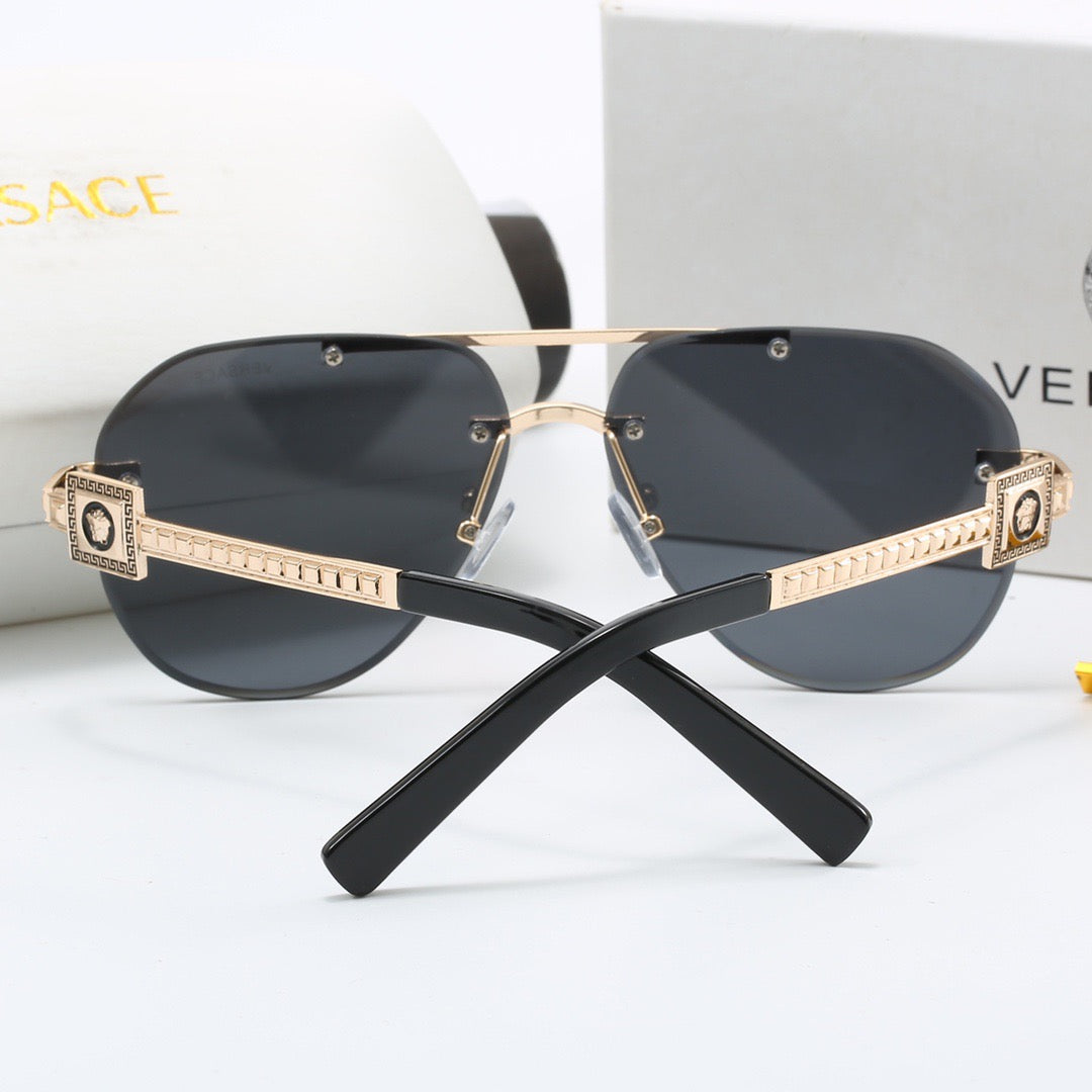 Metal aviator sunglasses 4023 - Image 7