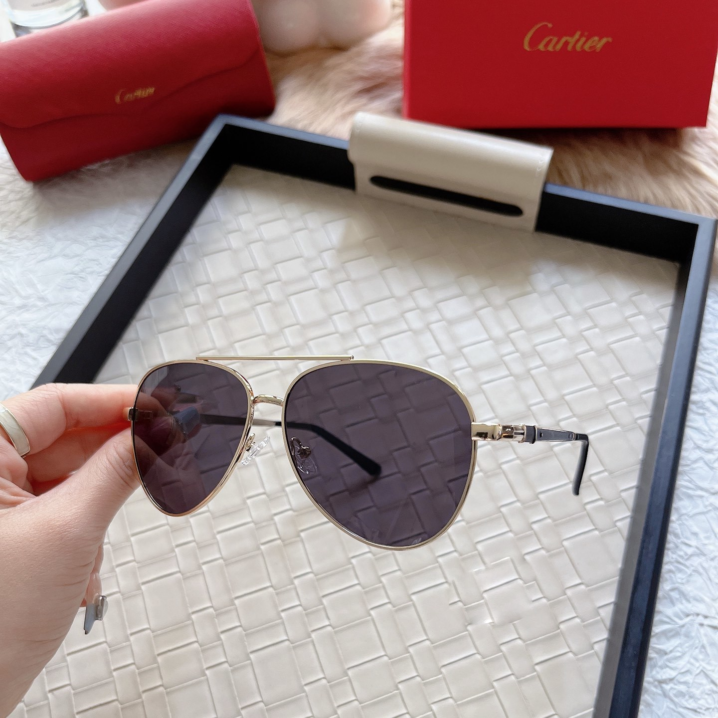 Fashion hot 3 color sunglasses 0648 - Image 5