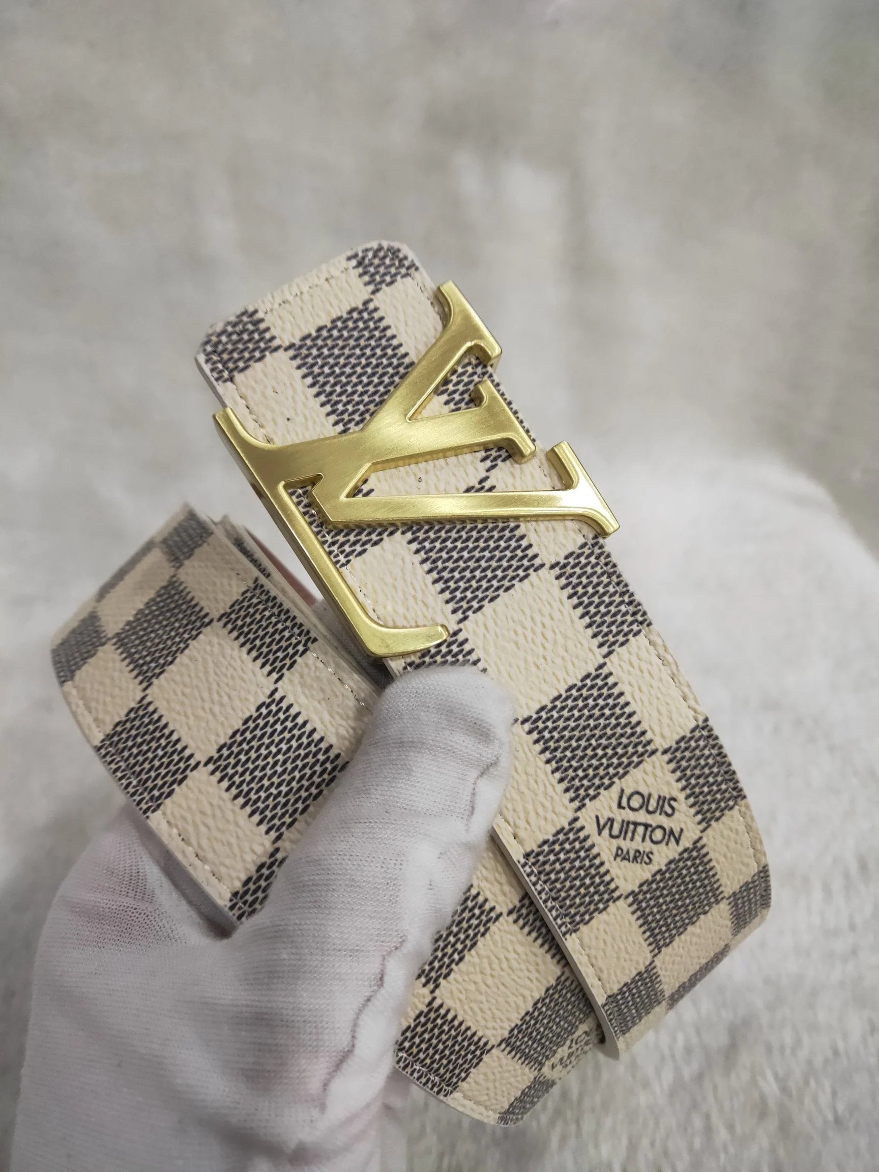 3 Colors Striped Letter Leather Belt - Image 4