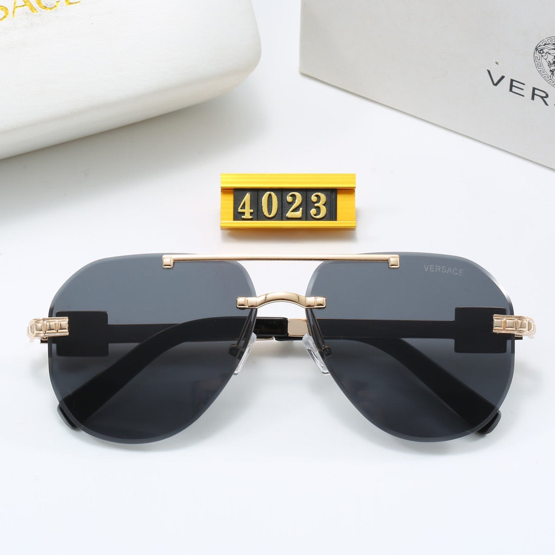 Metal aviator sunglasses 4023 - Image 8