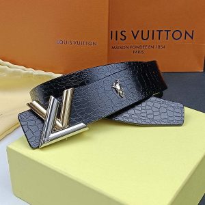 3 Colors  printed letter leather belt